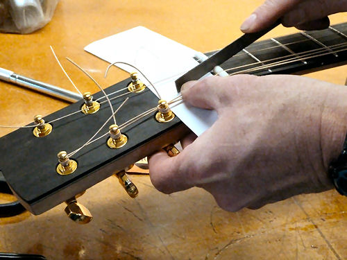 guitar repair set-up guitar making class
